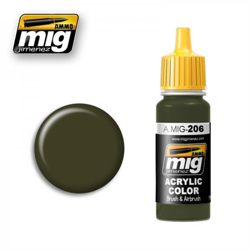Ammo of Mig Jimenez  A.MIG-206 206 FS 34079 (BS 641)  Acrylic Color Paint