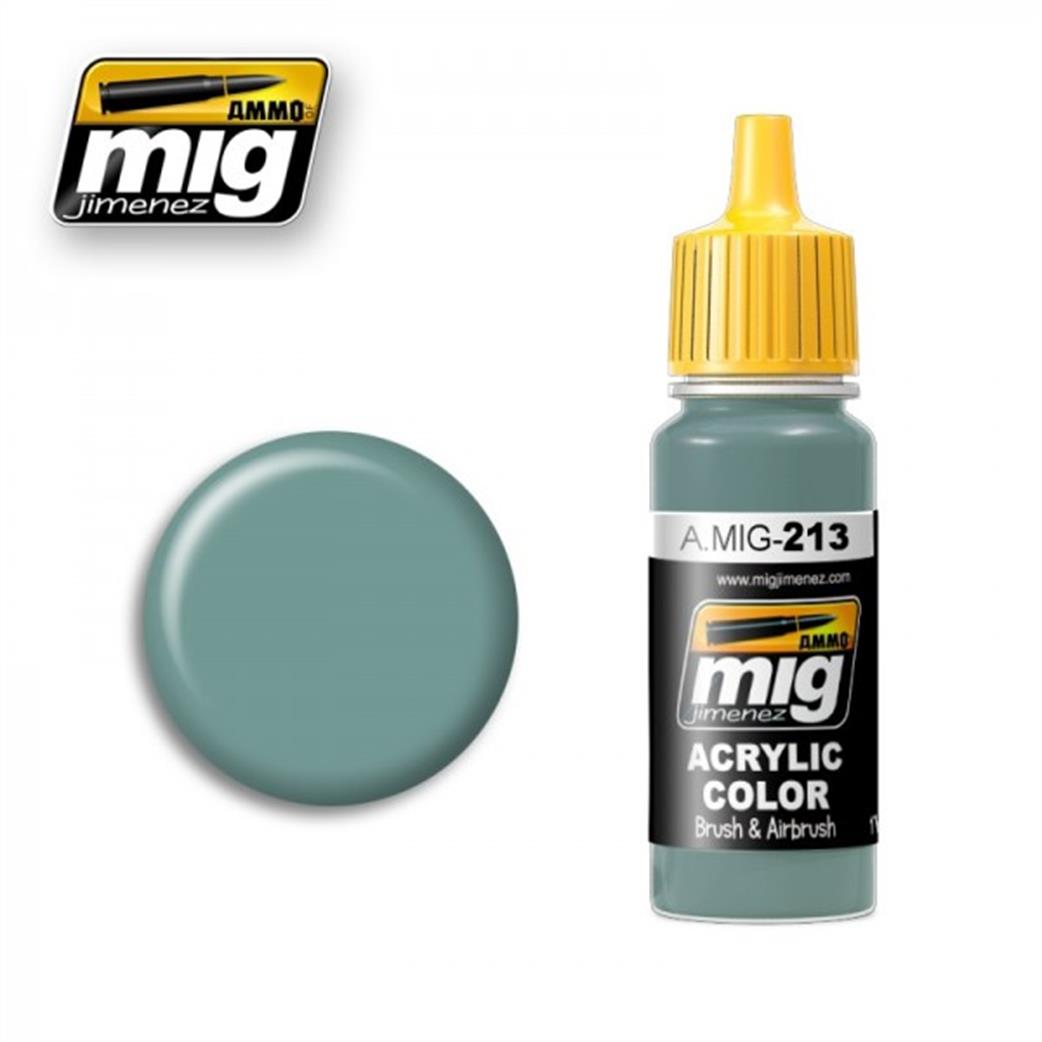 Ammo of Mig Jimenez  A.MIG-213 213 Green Acrylic Color Paint