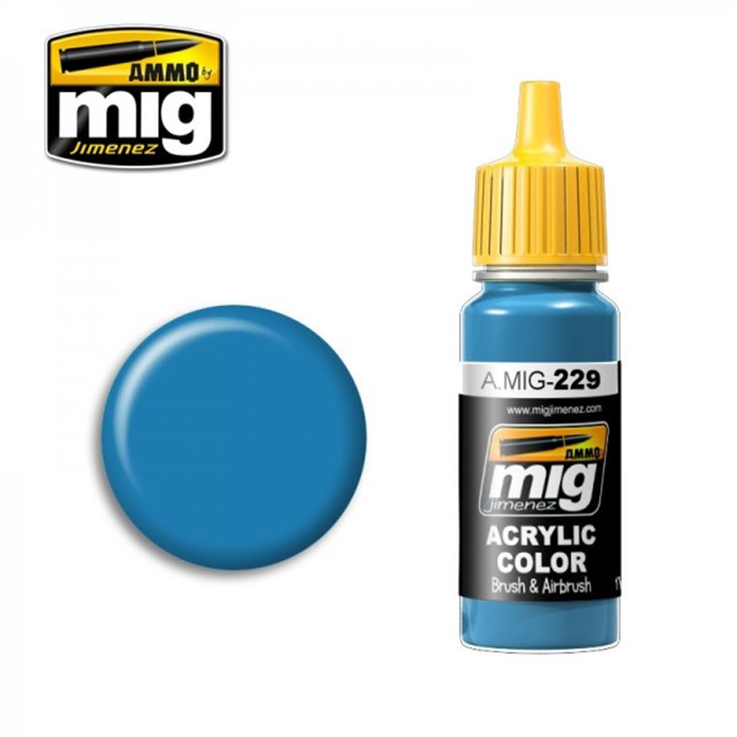 Ammo of Mig Jimenez  A.MIG-229 229 Dark Grey Blue Acrylic Color Paint