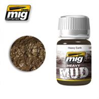 MIG Productions 1704 Muds and Splashes Enamel - Heavy Earth MudTextured Enamel Medium perfect for creating acumulations of mud and earth. 35ml Jar