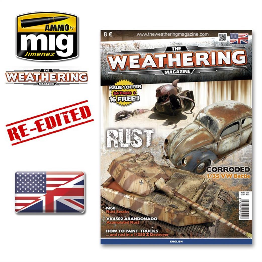 Ammo of Mig Jimenez  A-MIG-4500 Weathering Magazine Guide 1 Rust