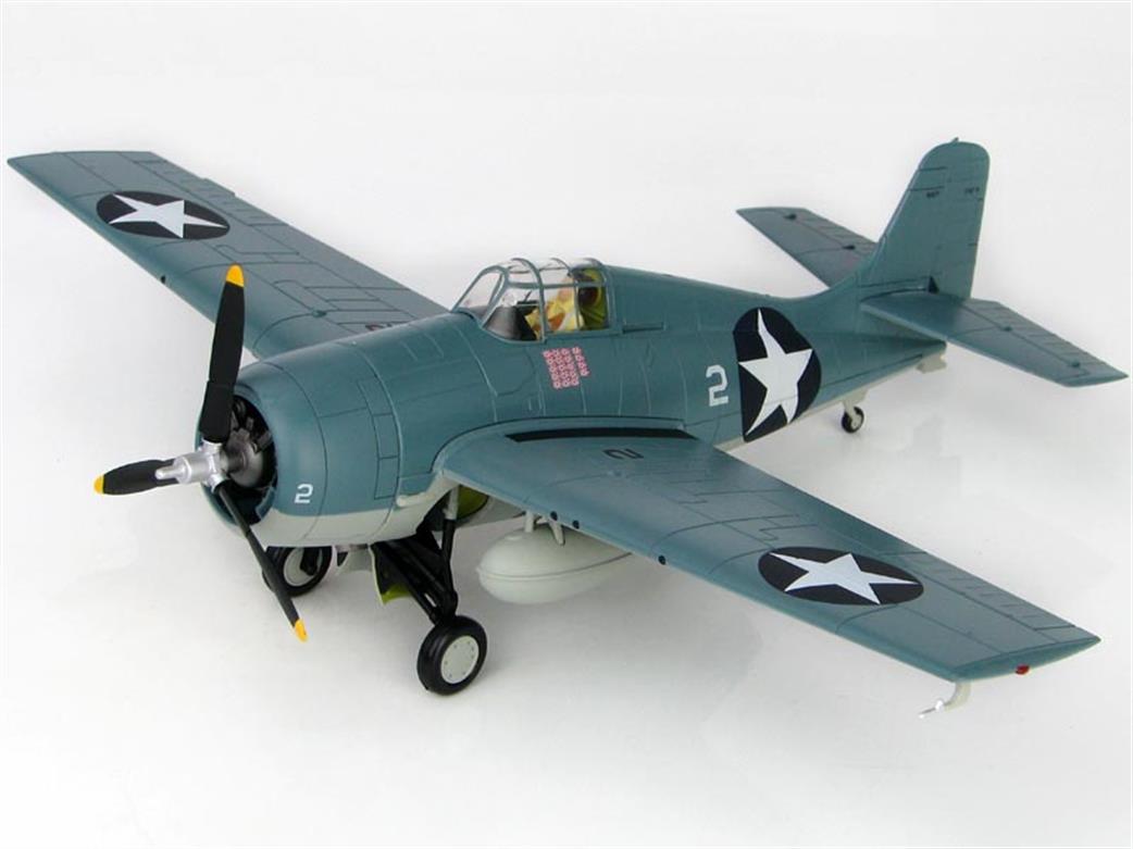 Hobby Master 1/48 HA8901 Grumman F4F-4 Wildcat White 2 of VMF-223, USMC, Guadalcanal, Sept 1942