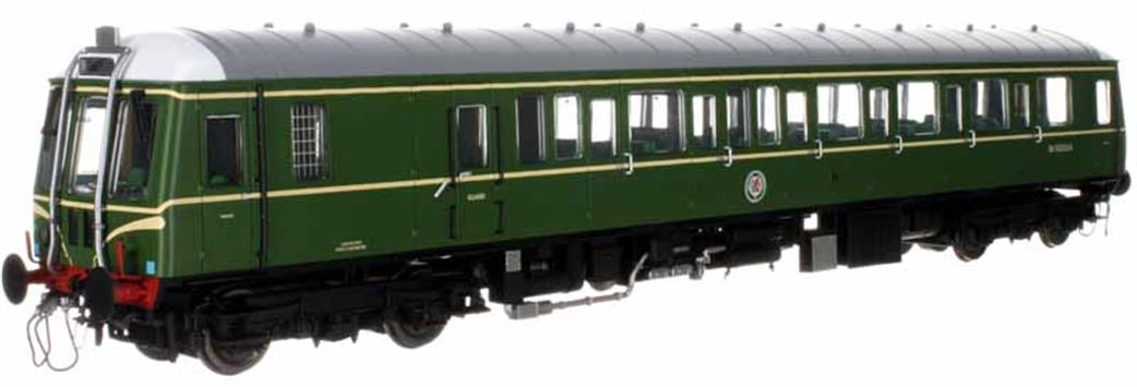 Dapol O Gauge 7D-015-005 BR 55004 Class 122 Gloucester Single Car DMU Green with Speed Whiskers