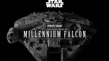 Revell Bandai 01206 1/72nd Star Wars Millennium Falcon KitLength 482mmWidth 360mmIt has 612 parts 