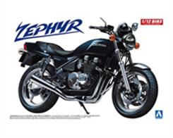 Aoshima 04149 1/12 Scale Kawasaki Zephyr 1989 Motorcycle Kit
