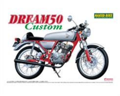 Aoshima 06295 1/12 Scale Honda Dream 50 Custom Motorcycle