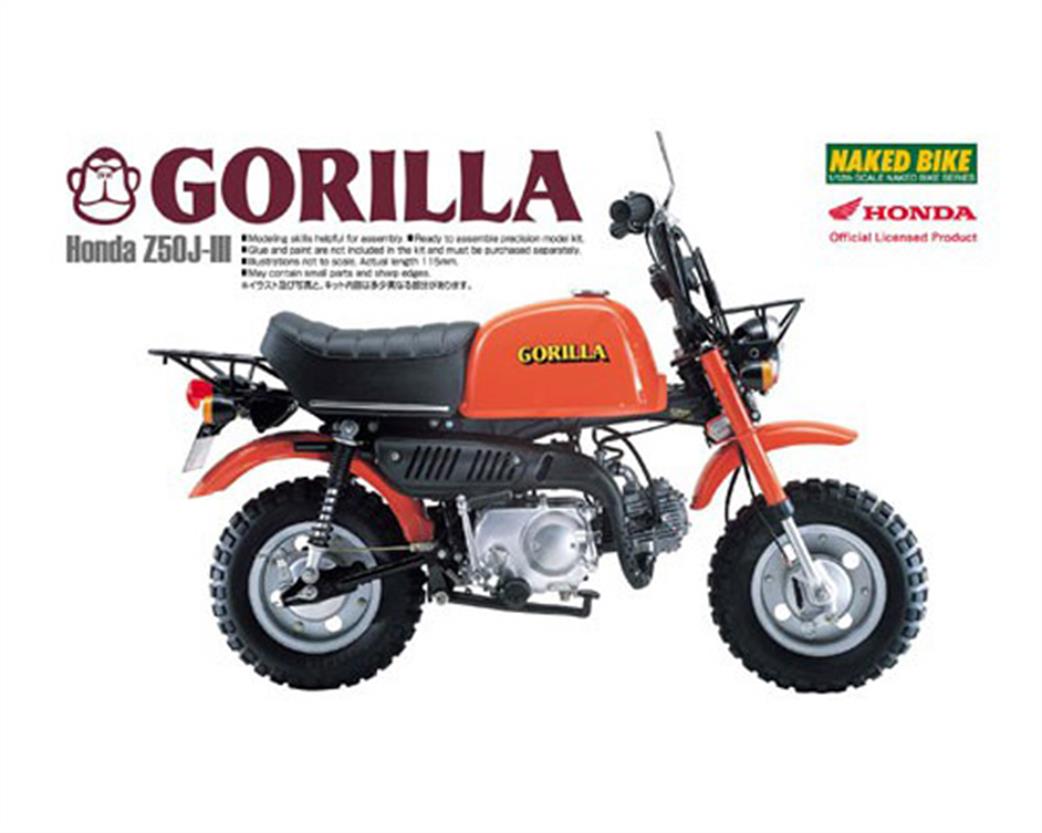 Aoshima 1/12 04878 Honda Gorilla Z50 Motorcycle Kit