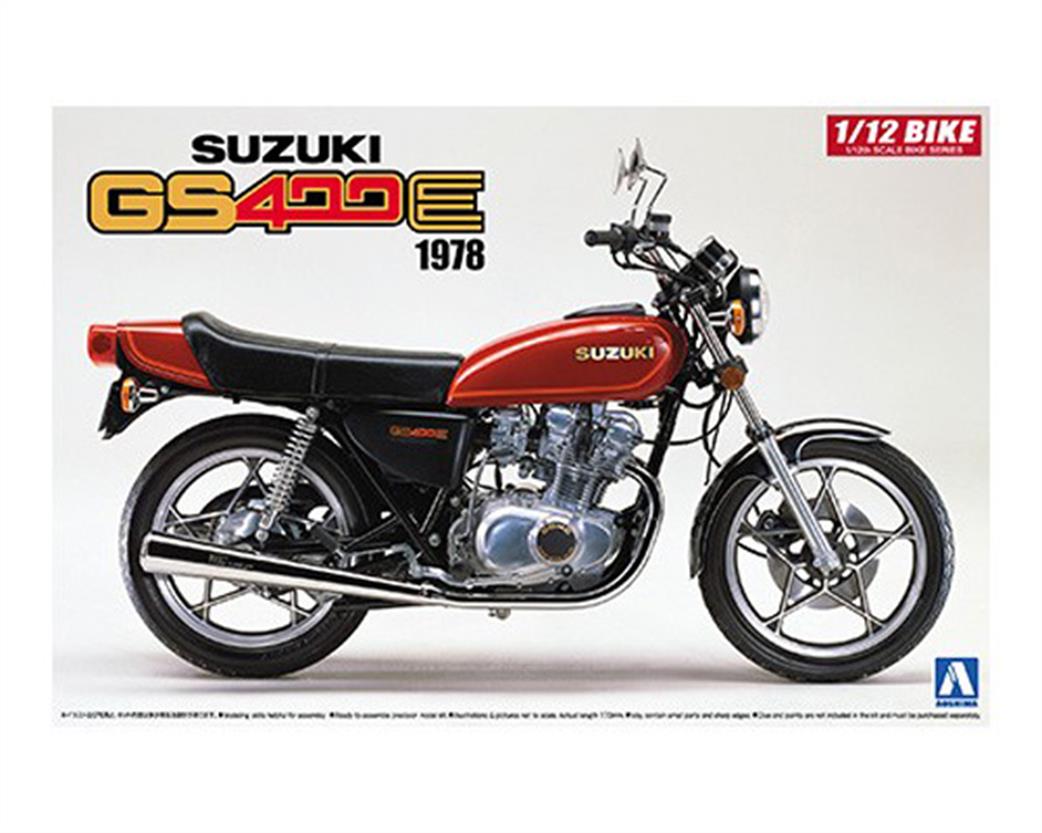 Aoshima 1/12 05311 Suzuki GS400E 1978 Motorcycle