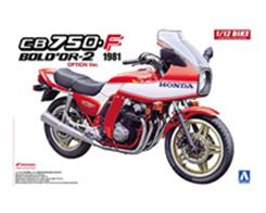 Aoshima 05312 1/12 Scale Honda CB750F Motorcycle Bold'or-2 Option Kit