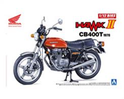 Aoshima 06304 1/12 Scale Honda Hawk II CB400T 1978 Motorcycle