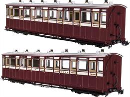 Highly detailed 7mm scale 16.5mm gauge model of Lynton and Barnstaple Railway coach No.11, one of the third class compartment coaches, much favoured during the colder winter months!Model finished in Lynton &amp; Barnstaple Railway maroon &amp; cream livery.Expected Quarter 4 2023
