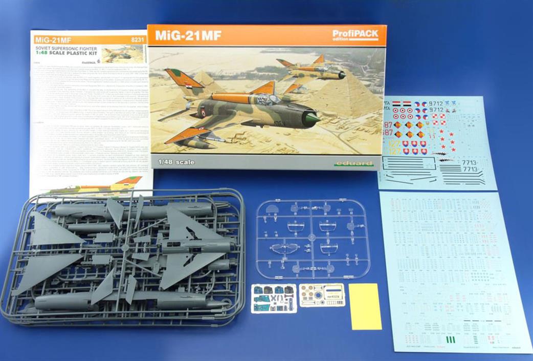 Eduard 1/48 8231 Mig-21MF Jet Fighter Kit