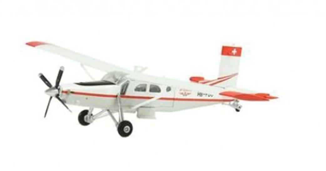 Arwico 1/72 ACE85001606 Pilatuis PC-6 Turbo Porter Air Glaciers HB-FDU Aircraft Model