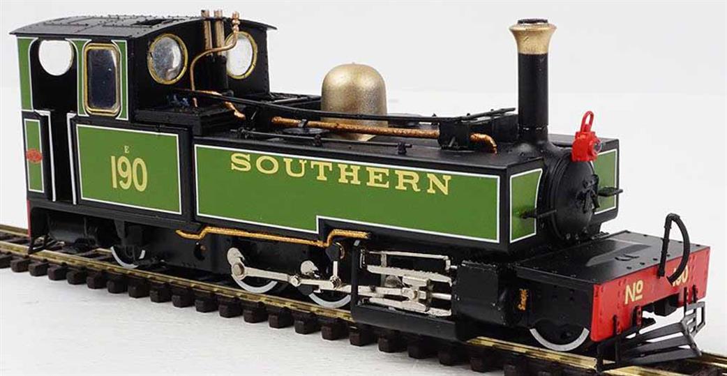 Heljan OO9 9963 E190 LYD Lynton & Barstaple type 2-6-2T Southern Railway Lined Green Livery