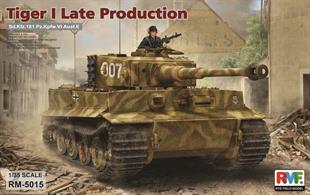 Rye Field Models 1/35th German Tiger 1 Late Production Tank Kit RM-5015