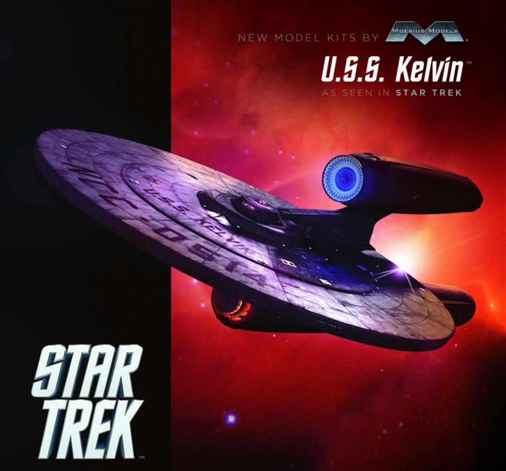 Moebius 1/1000 MMK976 USS Kelvin from Star Trek