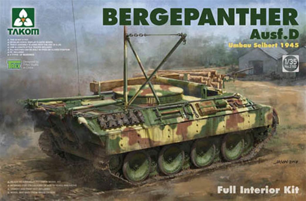 Takom 1/35 02102 Bergepanther Ausf D Full Interior Kit Umbau Seibert 1945