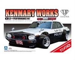 Aoshima 01068 1/24th Ken &amp; Mary Works Custom Patrol Car 4 Door Kit