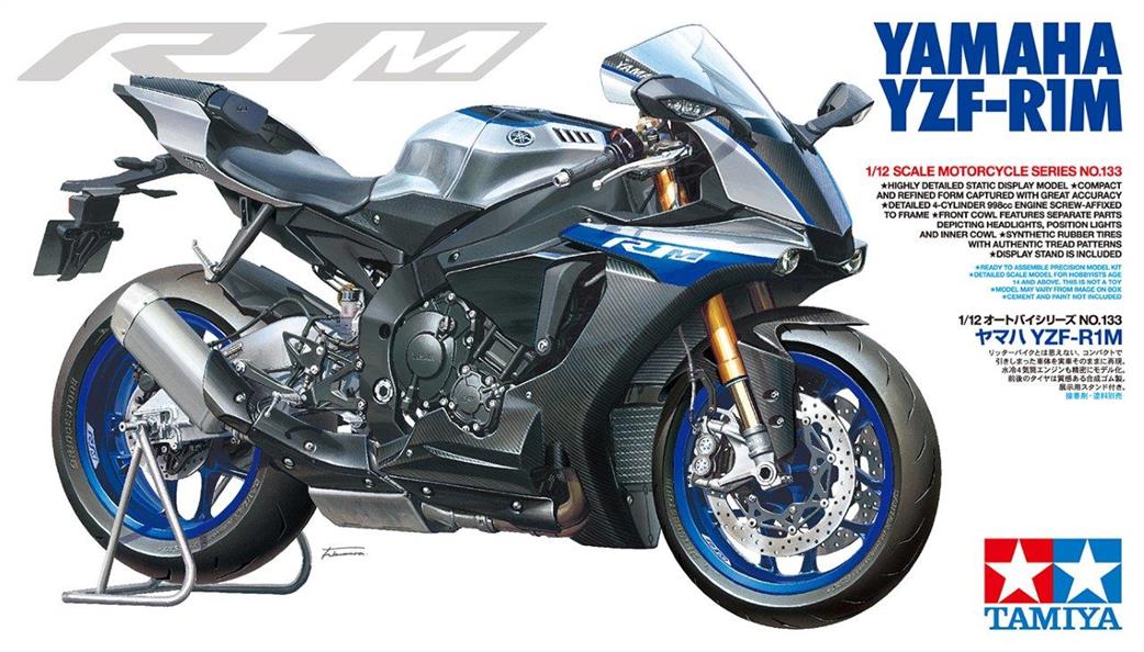 Tamiya 1/12 14133 Yamaha YZF-R1M Motorbike Kit