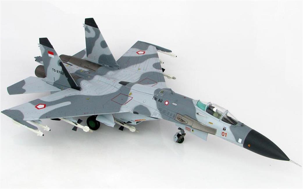 Hobby Master 1/72 HA6004 Su-27SK Flanker B TS-2701, 11th Squadron, Indonesian Air Force, 2003