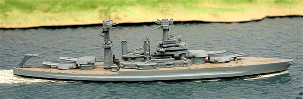 Secondhand Mini-ships Delphin model USS California BB.44 battleship in 1941 1/1250