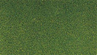 Woodland Scenics T1349 Green Blend Turf Scatter Shaker BottleShaker bottle 57.7cu.in (945cu.cm)Green blend turf provides a good representation of the differing shades found in grass providing a realistic shade variation for rough grassland, railway embankments and cattle grazing fields.Use Green Blend Blended Turf as a lush green base covering over pigmented terrain. It is colorfast and blends naturally with other foliage. Use for any scale.Use Earth Colors in earth brown for bare patches or green for thicker grassland with Clump Foliage to create clumps, weeds and other low growing plants. Add Field Grass for tufts of taller grasses. Attach with Scenic Cement.One 57.7 cu in Shaker covers approximately 4,600 sq in or 32 sq ftRefill shaker bottle with T49 Blended Green Turf bag, 54.1cu.in (886cu.cm), bag coverage approximately 4,000 sq in or 28 sq ftCoverage area depends on usageParticle size is approximately 1/1000"-1/32" (0.025mm-0.079mm) 