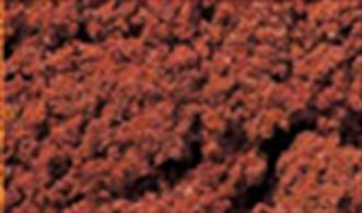 Deep rust red/brown coloured coarse scatter material, ideal for modelling autumn trees and fallen leafs.50 cu.in. shaker bottle.