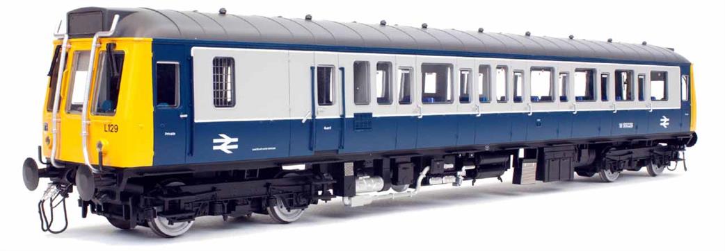 Dapol 7D-009-003 BR W55029 Class 121 Pressed Steel Single Car DMU Blue & Grey O Gauge