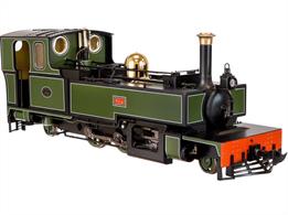 Highly detailed 7mm scale 16.5mm gauge model of Lynton and Barnstaple Railway Manning Wardle 2-6-2T locomotive YEO in the initial Southern Railway lined green livery with number E759, carried 1927-1929. This model features the later cab roof position, enclosing the bunker and motion covers removed. The model will feature diecast construction for boiler, tanks and chassis, providing plenty of weight and a 5 pole skew-wound motor for smooth running. Dapols' pull-out PCB decoder board will be fitted for easy DCC and sound fitting.E759 YEO finished in Southern Railway lined green, 1924-1927.