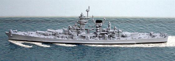 A 1/1250 scale secondhand model of USS Alaska officially a large cruiser by Argonaut A1204. The model is in good original condition, see photograph.