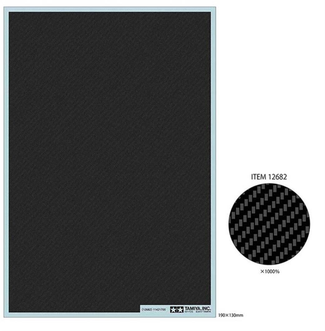 Tamiya  12682 Carbon Decal Twill Fine