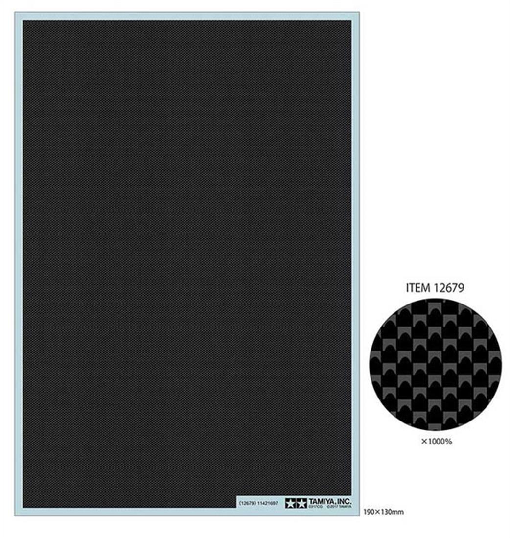 Tamiya  12679 Carbon Decal Twill (Ex Fine)