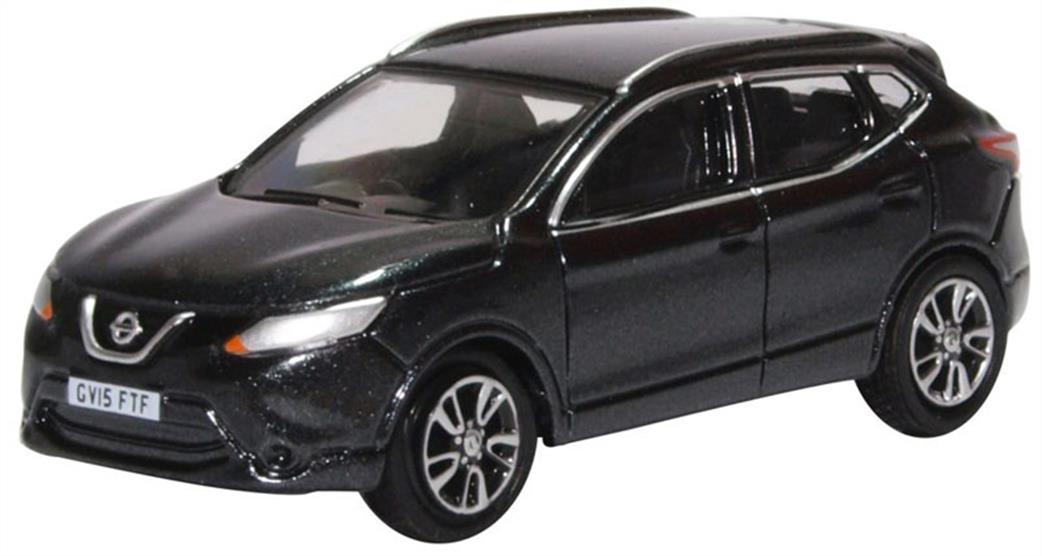 Oxford Diecast 1/76 76NQ2002 Nissan Qashqai J11 Pearl Black Metallic