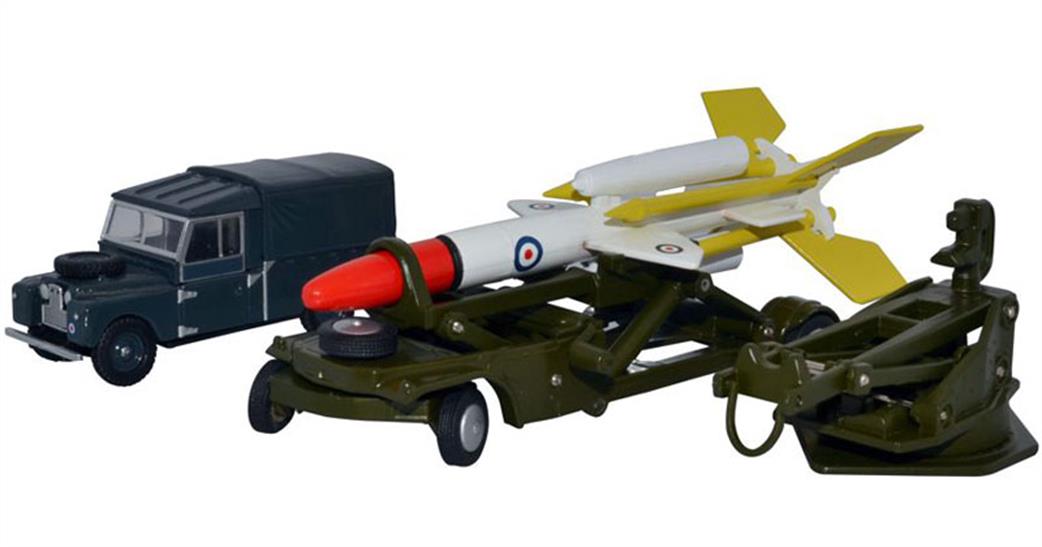 Oxford Diecast 76SET65 Bloodhound Missile Set 1/76
