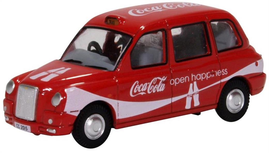 Oxford Diecast 1/76 76TX4008CC TX4 Taxi Coca Cola