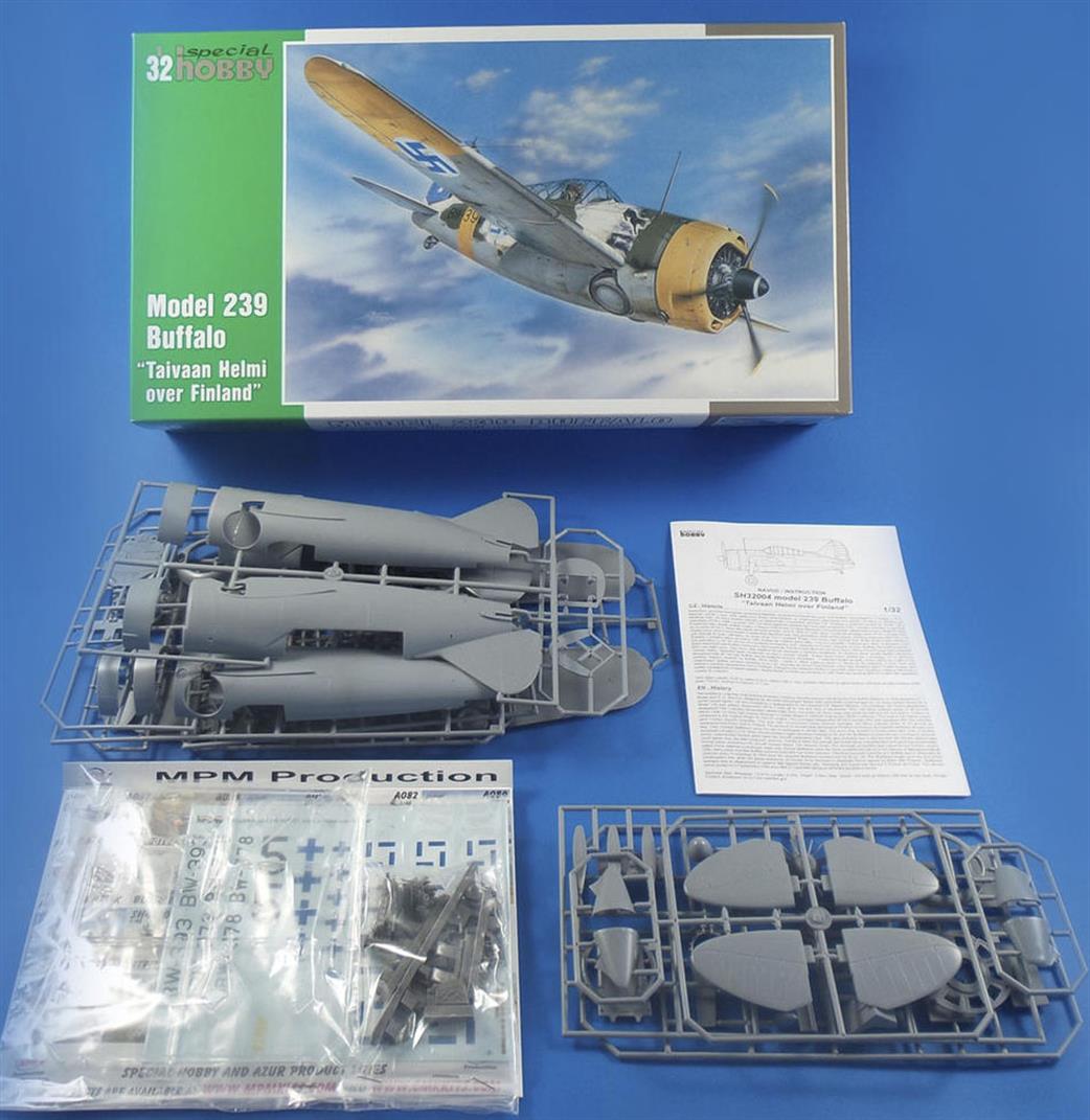 Special Hobby 1/32 SH 32004 Model 239 Buffalo Taivaan Helmi over Finland