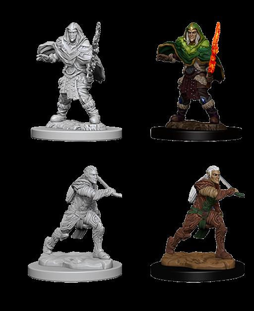 Wizkids 73384 Male Elf Fighter: D&D Nolzur's Marvelous Unpainted Miniatures