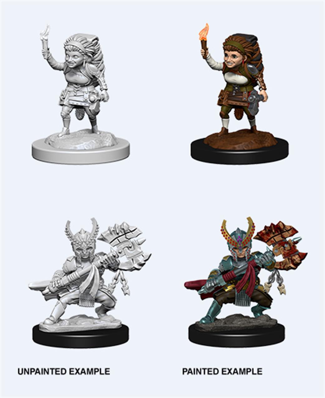 Wizkids  73387 Female Halfling Fighter: D&D Nolzur's Marvelous Unpainted Miniatures