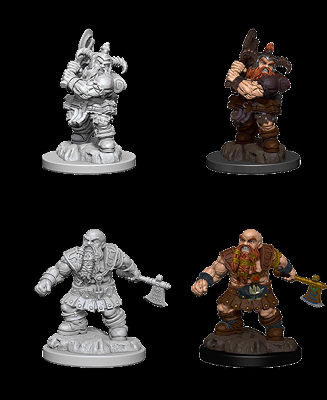 Wizkids  73391 Male Dwarf Barbarian: D&D Nolzur's Marvelous Unpainted Miniatures