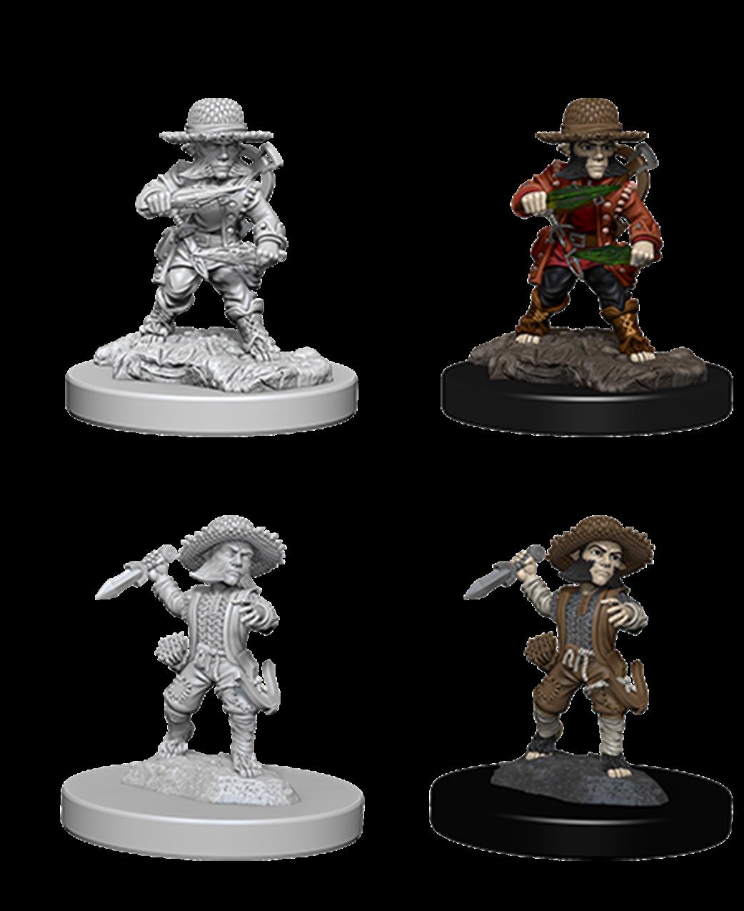 Wizkids  73407 Male Halfling Rogue: Pathfinder Deep Cuts Unpainted Miniatures