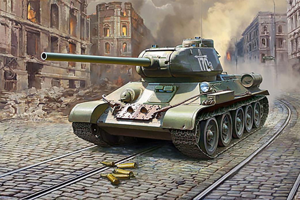 Zvezda 1/35 3687 Soviet Medium Tank T34/84 Kit