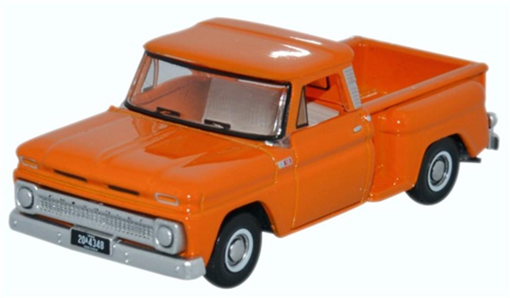Oxford Diecast 87CP65002 Chevrolet Stepside Pick Up 1965 Orange 1/87