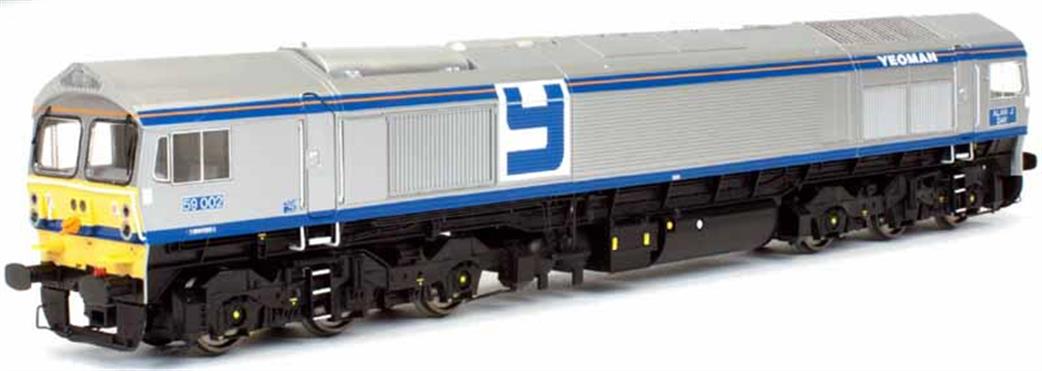 Dapol OO 4D-005-000 Foster Yeoman 59005 Kenneth J Painter Class 59 Co-Co Diesel Freight Locomotive FY Silver & Blue