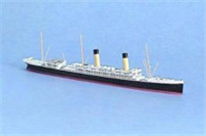 A 1/1250 scale metal model of RMS Oceanic in 1911 by CM Miniaturen CM145.