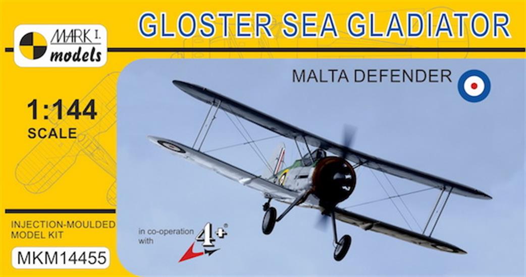 Mark I Models 1/144 MKM14455 Gloster Sea Gladiator Malta Defender Plastic Kit