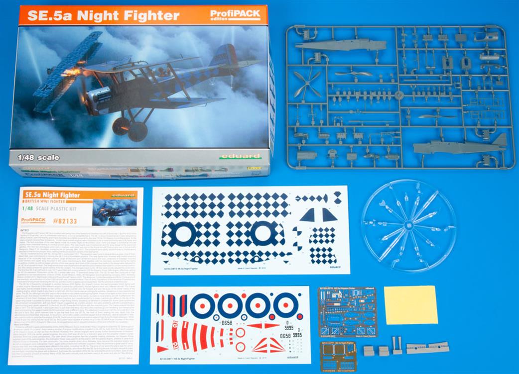 Eduard 1/48 82133 Royal Aircraft Factory SE.5N WW1 Fighter Kit