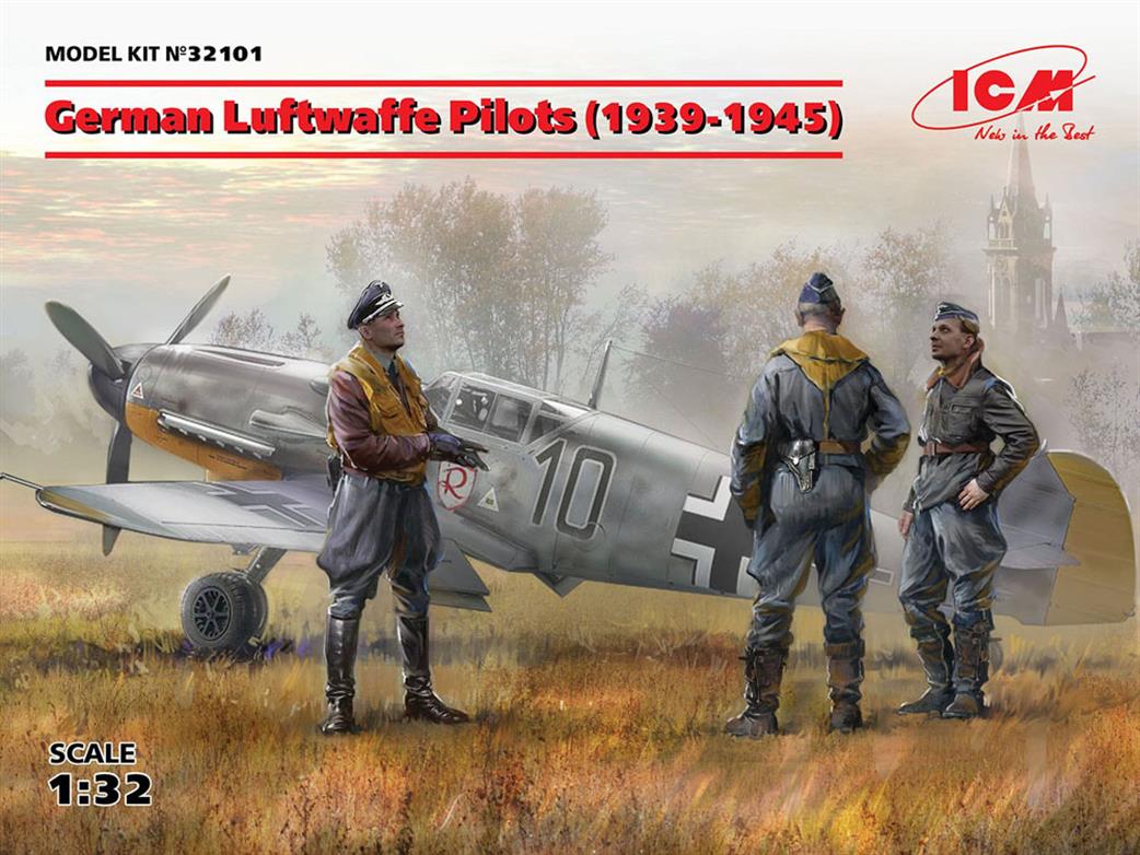 ICM 1/32 32101 German Luftwaffe Pilots