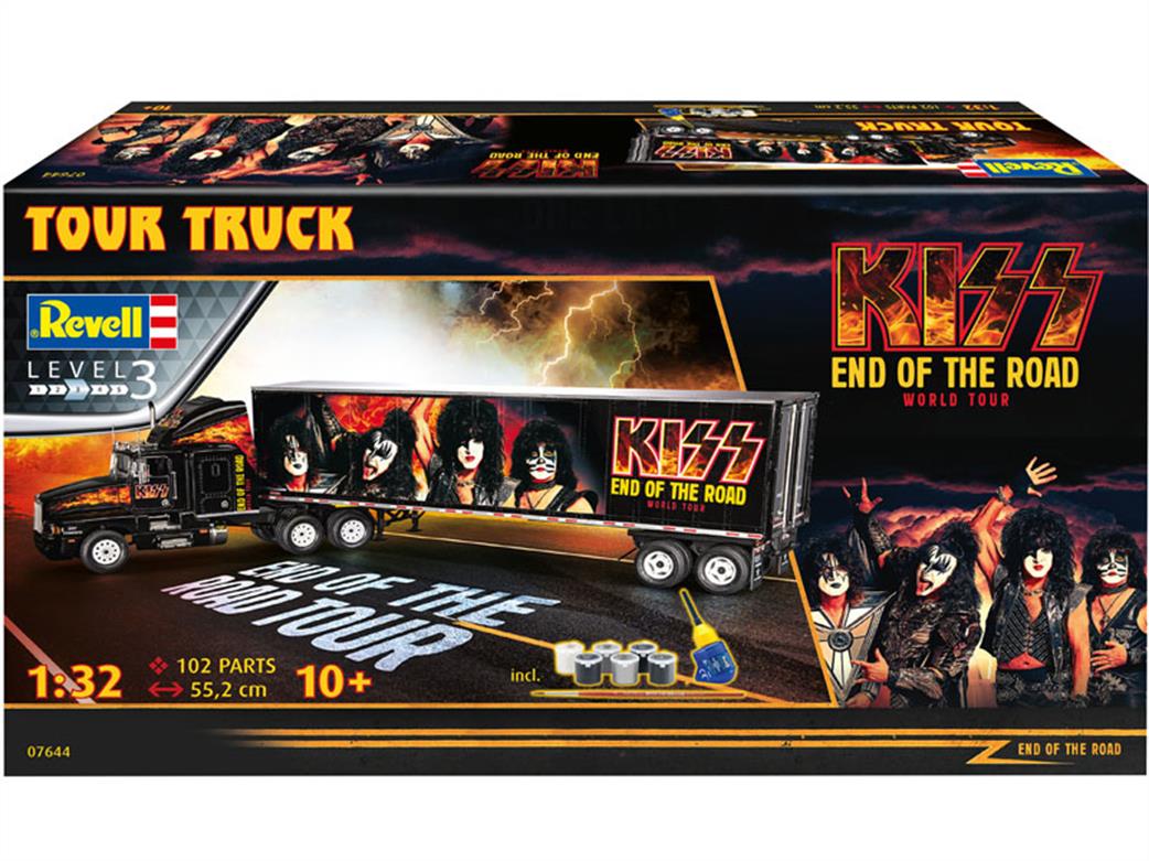 Revell 07644 Kiss Tour Truck Gift Set 1/32