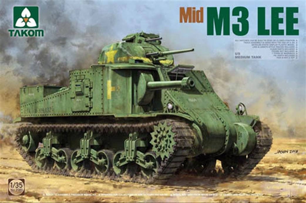 Takom 1/35 02089 M3 Lee US Medium Tank Kit