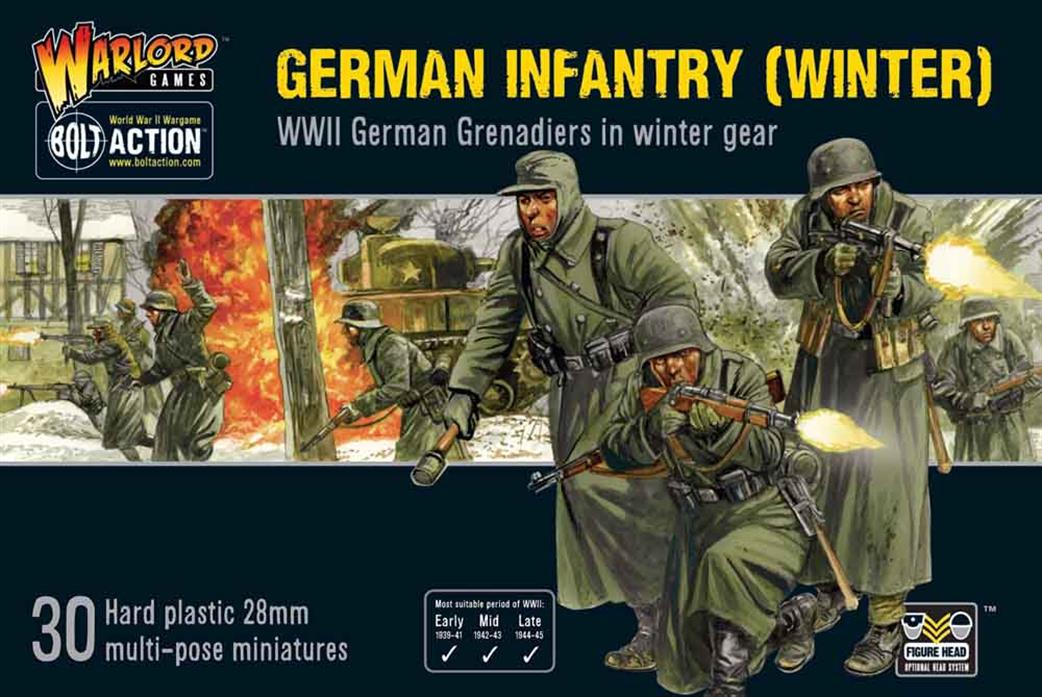 Warlord 28mm 402012027 Bolt Action German Infantry (Winter)